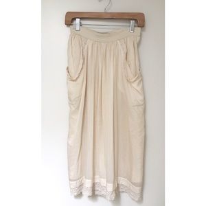 Aritzia Wilfred Silk Skirt